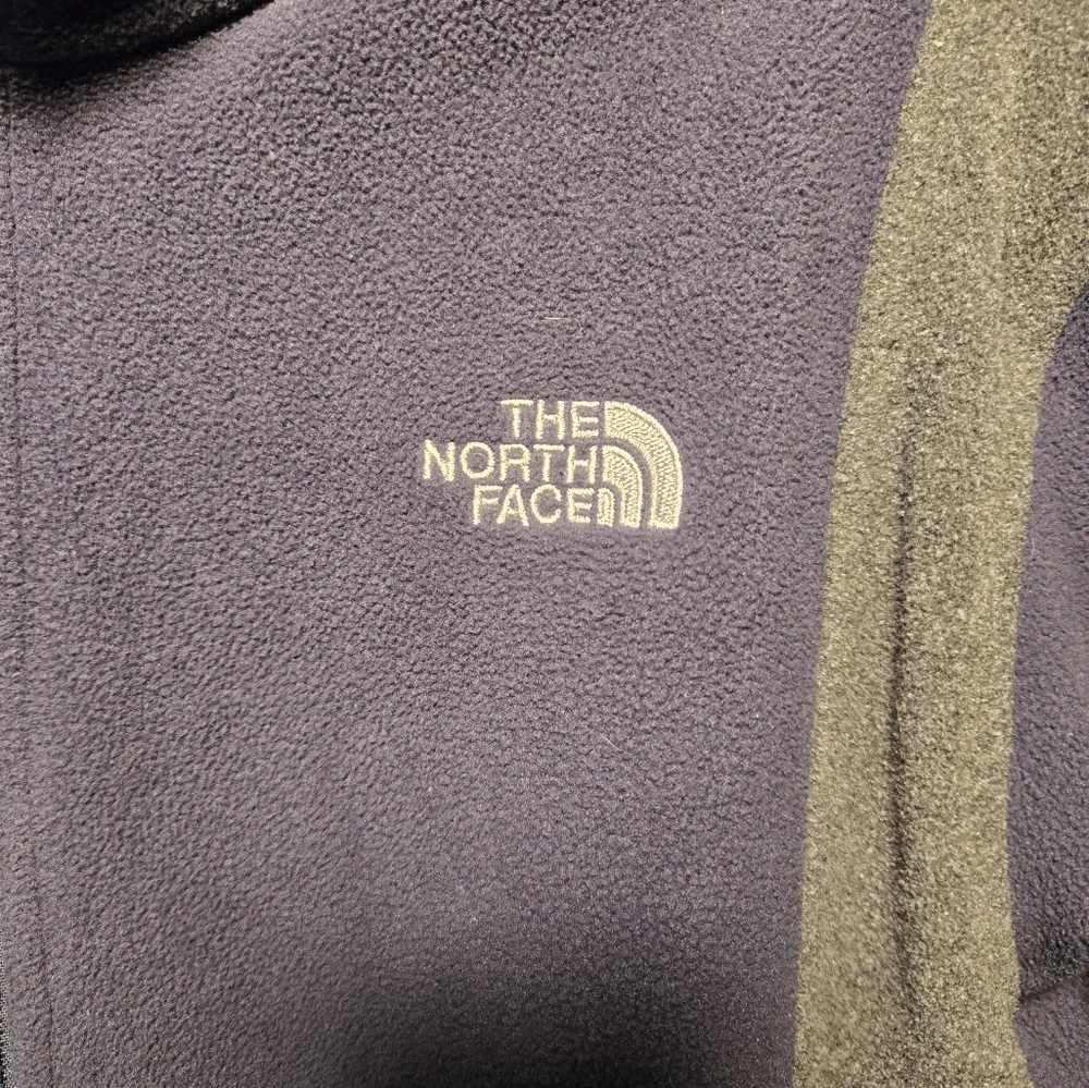 Boy's The North Face XL Extra Large Sz 16‎ Blue Gray  Khumba Fleece Jacket Coat